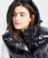 ფოტო #3 პროდუქტის Women's Highland Hooded Water-Resistant Puffer Vest