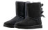 UGG Bailey Bow II Boot 牛反绒 加绒保暖 中筒 雪地靴 女款 黑色 / Сапоги UGG Bailey Bow II Boot 1016225-BLK