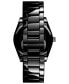 ფოტო #3 პროდუქტის Men's Element Ceramic Black Bracelet Watch, 43mm