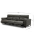 Фото #10 товара CLOSEOUT! Jazlo 3-Pc. Leather Sectional with 3 Power Recliners, Created for Macy's