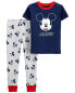 Фото #2 товара Baby 2-Piece Mickey Mouse 100% Snug Fit Cotton Pajamas 18M