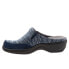 Фото #4 товара Softwalk Alcon S1751-465 Womens Blue Narrow Canvas Clogs Sandals Shoes 7.5