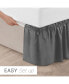 Фото #5 товара Ruffled Elastic Wrap Around Bedskirt 12 Inch Drop - Full