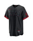 ფოტო #3 პროდუქტის Men's Black Cincinnati Reds 2023 City Connect Replica Jersey