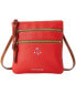 Women's Boston Red Sox Pebble Triple-Zip Core Crossbody Purse