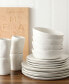 Hekonda Stoneware 16 Pc. Dinnerware Set, Service for 4 White Speckled, 16 Piece - фото #10