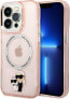 Karl Lagerfeld Etui Karl Lagerfeld KLHMP14LHNKCIP Apple iPhone 14 Pro hardcase różowy/pink IML NFT Karl&Choupette Magsafe