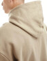 Фото #6 товара ASOS DESIGN – Hochwertiger, schwerer Oversize-Kapuzenpullover in Beige, 400 g/m²