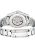 ფოტო #3 პროდუქტის Men's West Village Swiss Automatic Silver-Tone Stainless Steel Bracelet Watch 40mm