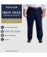 ფოტო #6 პროდუქტის Men's Big & Tall Iron Free Premium Khaki Classic-Fit Flat Front Pant