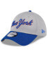 Фото #1 товара Men's Gray New York Mets 2024 Batting Practice 39THIRTY Flex Hat