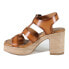 Фото #6 товара Diba True Angel Food Block Heels Womens Brown Dress Sandals 44220-213