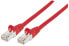 Фото #1 товара Intellinet Network Patch Cable - Cat5e - 15m - Red - CCA - SF/UTP - PVC - RJ45 - Gold Plated Contacts - Snagless - Booted - Lifetime Warranty - Polybag - 15 m - Cat5e - SF/UTP (S-FTP) - RJ-45 - RJ-45
