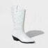 Women's Brynley Western Boots - Wild Fable Off-White 6.5