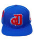 Фото #3 товара Men's Blue Detroit Pistons Mashup Logos Snapback Hat