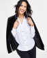 Petite Button-Front Blouse, Created for Macy's