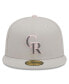 Фото #3 товара Men's Khaki Colorado Rockies 2023 Mother's Day On-Field 59FIFTY Fitted Hat