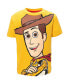 Toddler Boys Pixar Toy Story Rex Buzz Lightyear Woody 3 Pack T-Shirts to