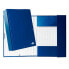Фото #2 товара Папка проектная Liderpapel ворсистая спина 70 мм синяя из картона