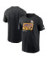 Фото #1 товара Men's Black Minnesota Vikings 2022 NFC North Division Champions Locker Room Trophy Collection T-shirt