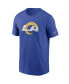 Фото #2 товара Men's Royal Los Angeles Rams Primary Logo T-shirt
