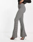 Фото #4 товара Edited grid check flare trousers co-ord