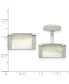 Stainless Steel Polished Rectangle Cufflinks