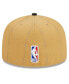 ფოტო #4 პროდუქტის Men's Gold, Black Toronto Raptors 2023/24 City Edition 59FIFTY Fitted Hat