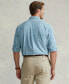 ფოტო #2 პროდუქტის Men's Big & Tall Indigo Chambray Shirt