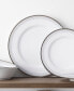 Фото #8 товара Silver Colonnade 4 Piece Dinner Plate Set, Service for 4