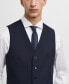 Фото #3 товара Men's Slim-Fit Suit Vest
