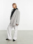 Фото #4 товара ASOS DESIGN wool swing grandad blazer in grey