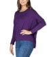 Фото #5 товара Women's Long Sleeve Oversized Dolman Top