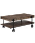 Фото #3 товара Luther 2 Piece Steel Industrial Coffee End Table Set