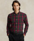 ფოტო #1 პროდუქტის Men's Classic-Fit Plaid Oxford Shirt