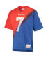 Фото #3 товара Men's John Elway Orange, Royal Denver Broncos Retired Player Name and Number Diagonal Tie-Dye V-Neck T-shirt