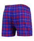 Фото #4 товара Men's Royal, Red Chicago Cubs Ledger Flannel Boxers