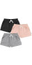 Фото #4 товара Baby Girls Baby Knit Shorts, 3-Pack