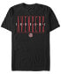 Фото #1 товара Marvel Men's Avengers Endgame Text Logo, Short Sleeve T-shirt