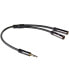 EWENT Jack 3.5 Splitter M/F 15 cm