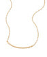 ფოტო #2 პროდუქტის 14K Gold-Plated Rope Textured Liv Necklace