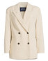 Scoop Women's Oversized Slouchy Double Breasted Blazer Beige size XXL (20)