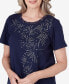 ფოტო #5 პროდუქტის Petite All American Embellished Beaded Firework Top