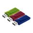 Фото #1 товара Pendrive Verbatim Slider Штабелёр USB 2.0 Разноцветный 16 Гб