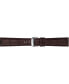 ფოტო #5 პროდუქტის Men's Swiss Gentleman Brown Leather Strap Watch 40mm