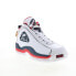 Фото #4 товара Fila Grant Hill 2 Game Break Mens White Leather Athletic Basketball Shoes