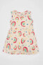 Фото #2 товара Платье для малышей defacto Kız Bebek Районный безрукавный платье C0074A524SM
