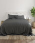 Фото #12 товара Expressed In Embossed by The Home Collection Striped 4 Piece Bed Sheet Set, King
