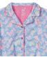 ფოტო #1 პროდუქტის Girls Soft Jersey Fabric Shorts Pajama Set with Scrunchie, 3 Piece