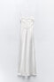Фото #13 товара Платье миди в бельевом стиле ZARA